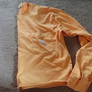 Pink VS crop long sleeve